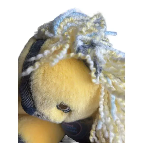 Vintage Sweet‎ Denim Friends Yellow Denim Lion. - Picture 6 of 7